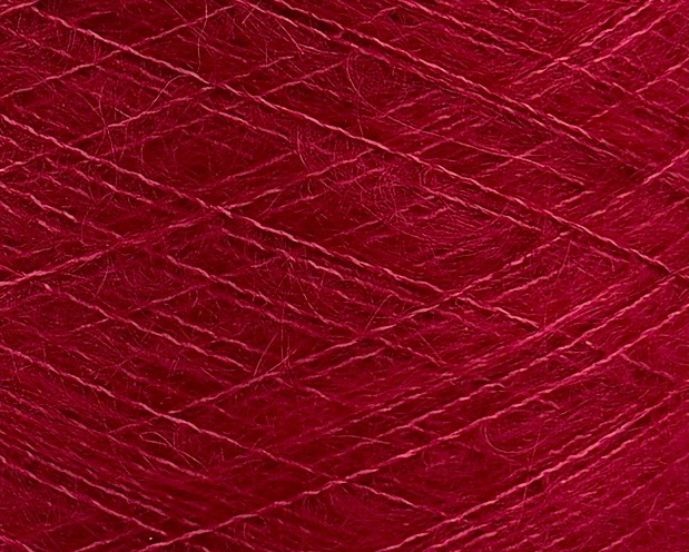 Royal Kid Silk Nm 9000 – Fil en Super Kid Mohair et soie col. Rouge rubis royal | Zimpfer Wolle Selezione